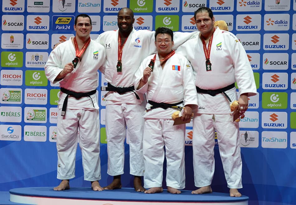 David Moura e Rafael Silva dão prata e bronze ao Brasil no Mundial de judô