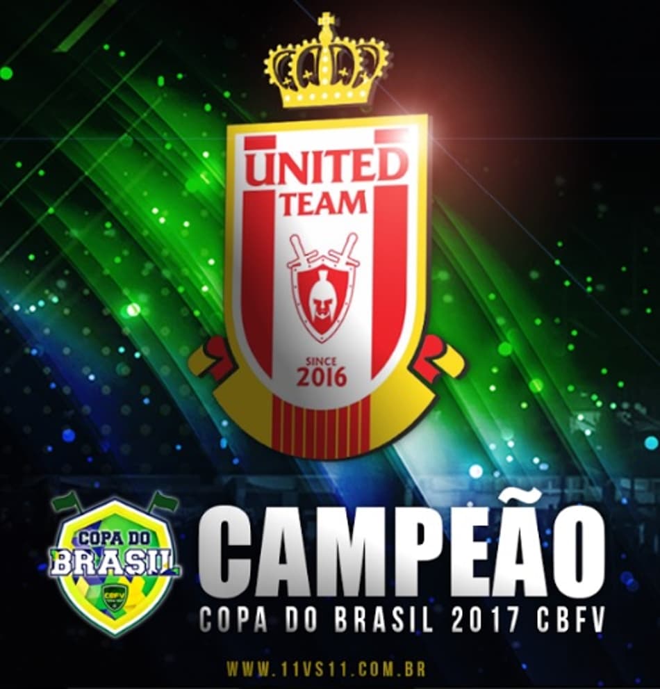 'Profecia' se cumpriu! United Team é campeão da 2ª edição da Copa do Brasil CBFV