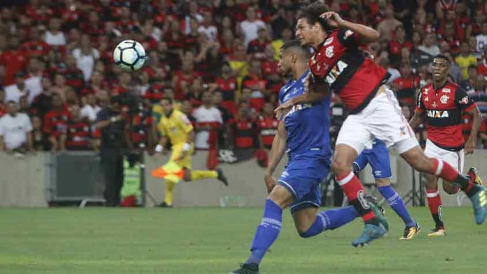 Jogo de ida da decisão - Flamengo 1 x 1 Cruzeiro - 7/9/2017 - Maracanã