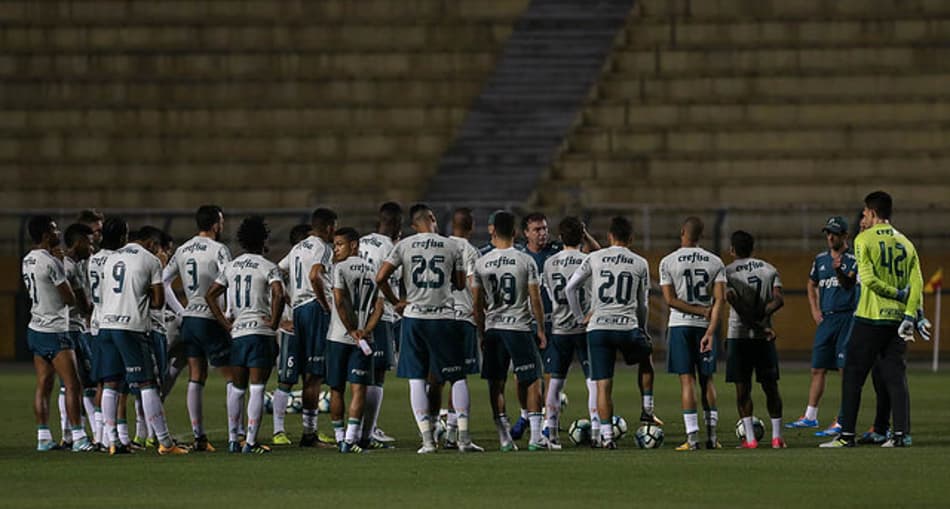 Treino do Palmeiras no Pacaembu