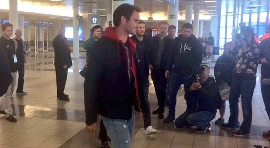 Federer chega para a Laver Cup e quer jogar duplas com Nadal