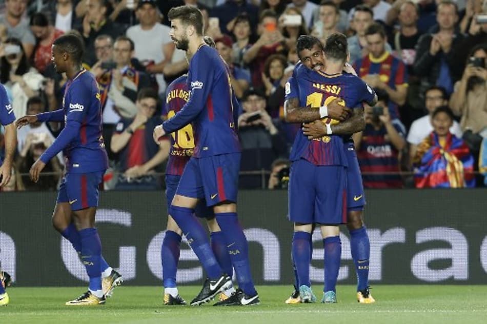 Paulinho e Messi brilham em goleada do Barça diante do Eibar