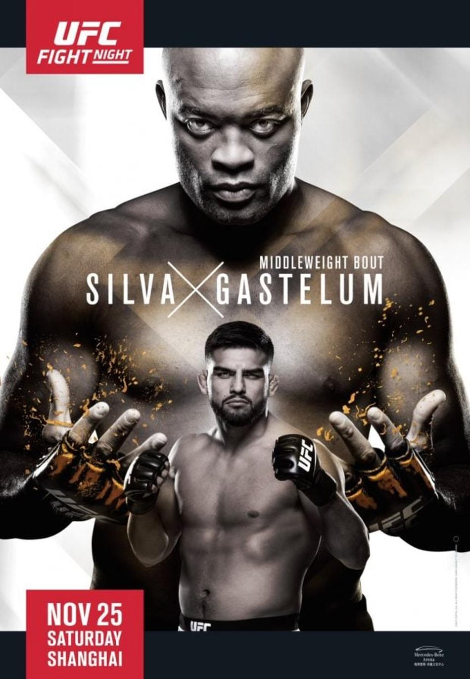 Ultimate divulga pôster da luta de Anderson Silva na China