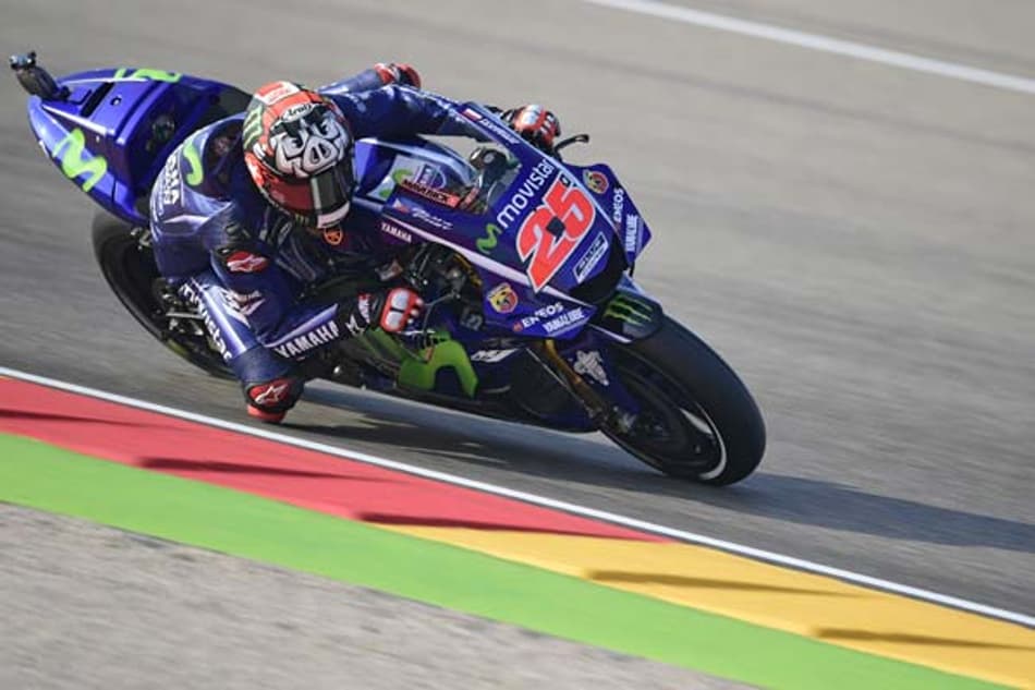 MOTOGP: Vinales supera Lorenzo e é pole em Aragão; Rossi larga em terceiro