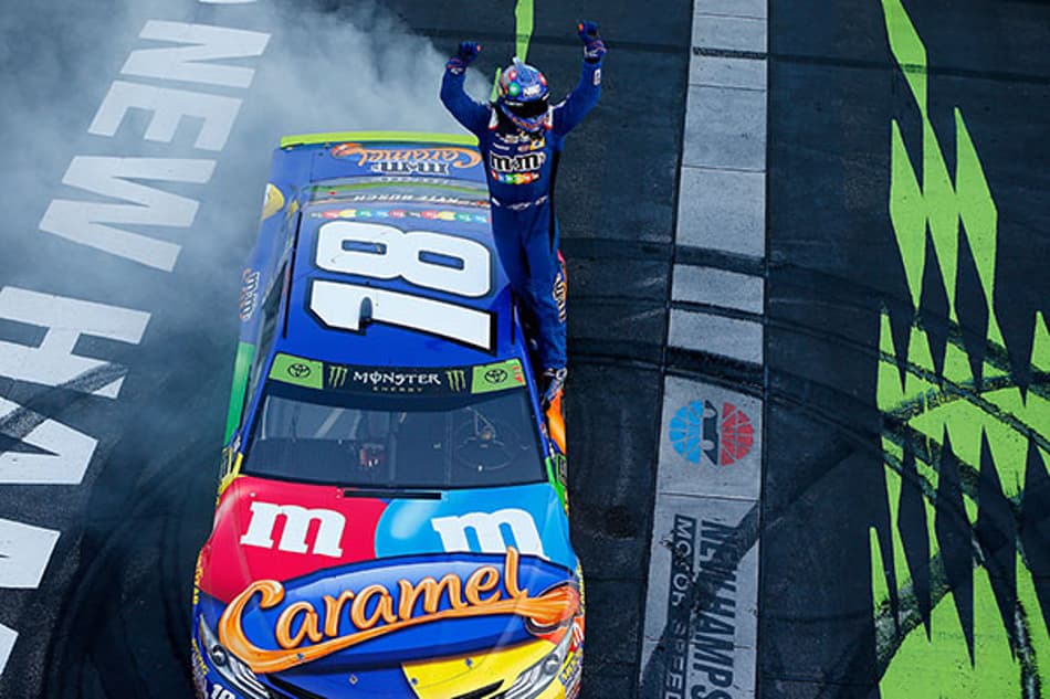 NASCAR: Kyle Busch vence etapa tumultuada em New Hampshire