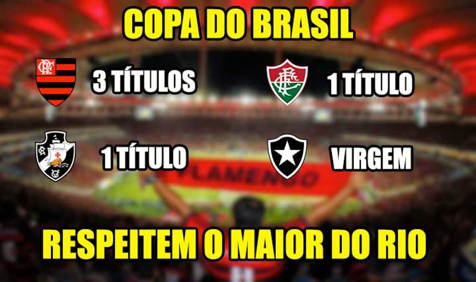 Mesmo derrotados, flamenguistas não perderam a oportunidade de cutucar os rivais