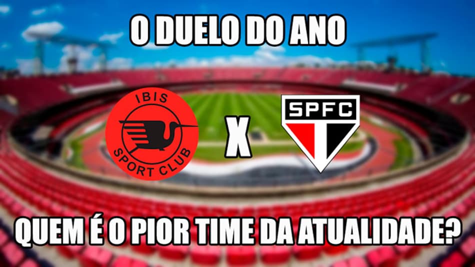 Íbis x São Paulo? Boa fase do clube pernambucano rende provocações ao Tricolor