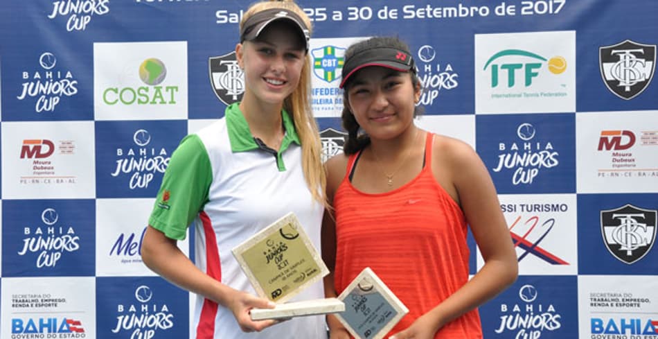 Nathália Gasparin e João Reis levam o título do 33º Bahia Juniors Cup