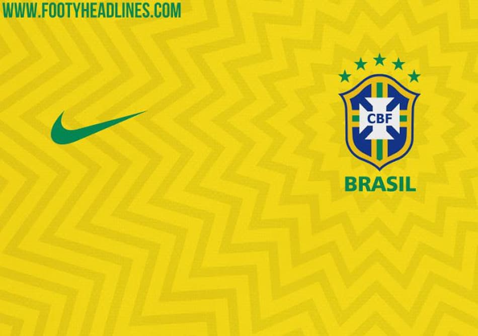 Site revela design da camisa da Seleção Brasileira para a Copa do Mundo