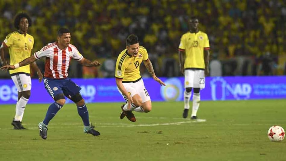 Paraguai vence Colômbia de virada e segue vivo nas Eliminatórias