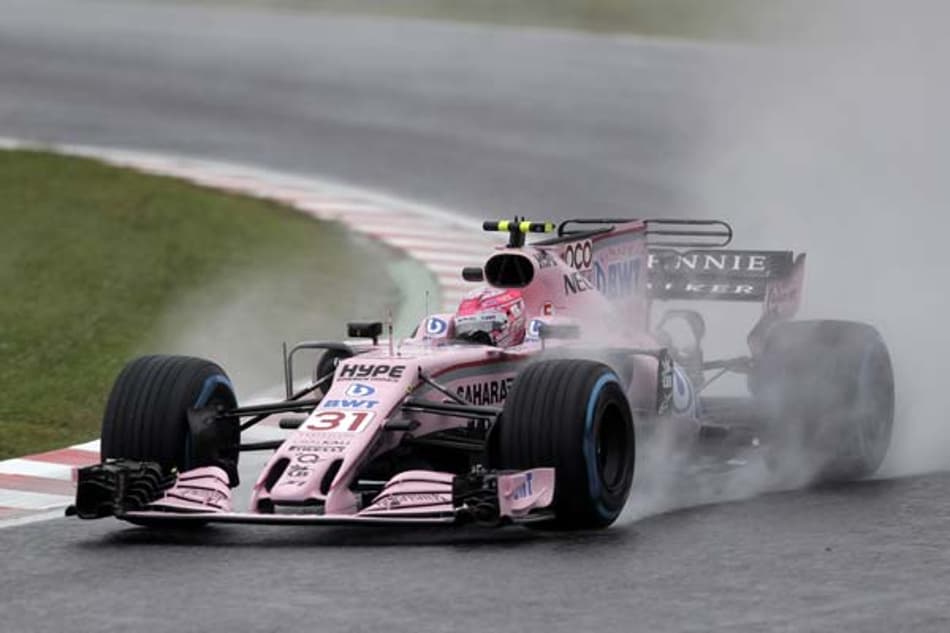 Ocon foi o sétimo no TL1 : "Não estou preocupado se a chuva voltar amanhã"