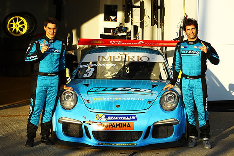 Porsche GT3 Cup: Rodrigo Baptista e Sergio Jimenez cravam a pole em Goiânia