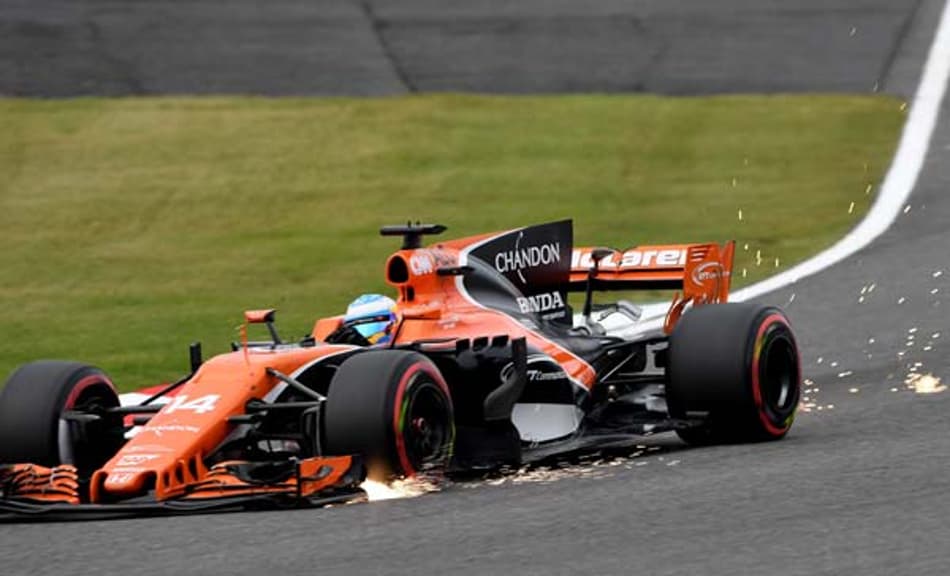 F1: Alonso trocou o motor e largará em último no Japão
