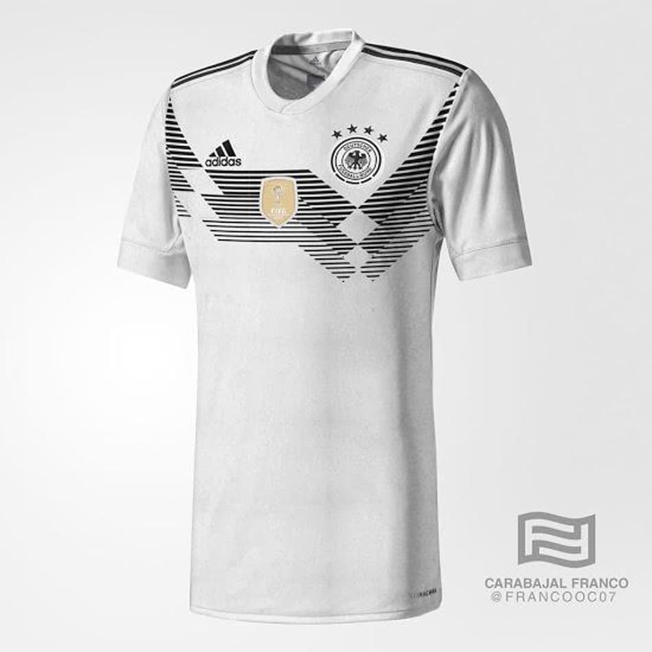 Com inspiração em 1990, camisa da Alemanha para a Copa vaza na internet