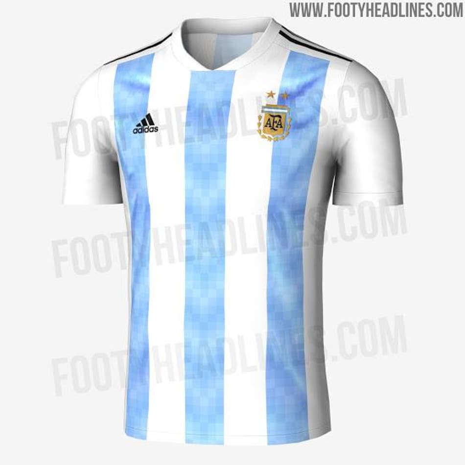 Os anos 90 voltaram: Novas camisas de Argentina, Colômbia e Rússia são as provas