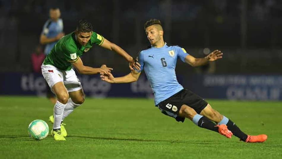 Uruguai vence Bolívia e carimba passaporte para a Copa do Mundo