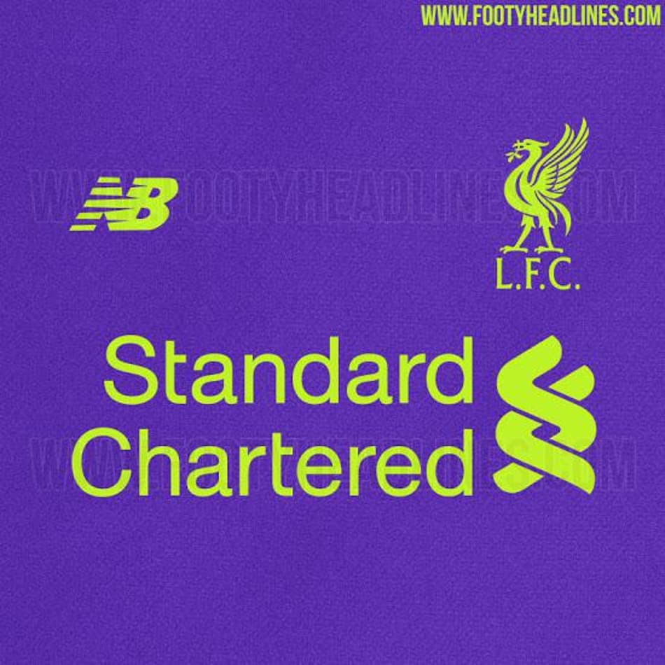 Liverpool vai de roxo com verde limão na camisa 2 para a temporada 2018/2019