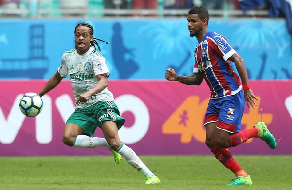 Com boas lembranças do Bahia, Keno busca 1º gol pelo Verdão no Pacaembu