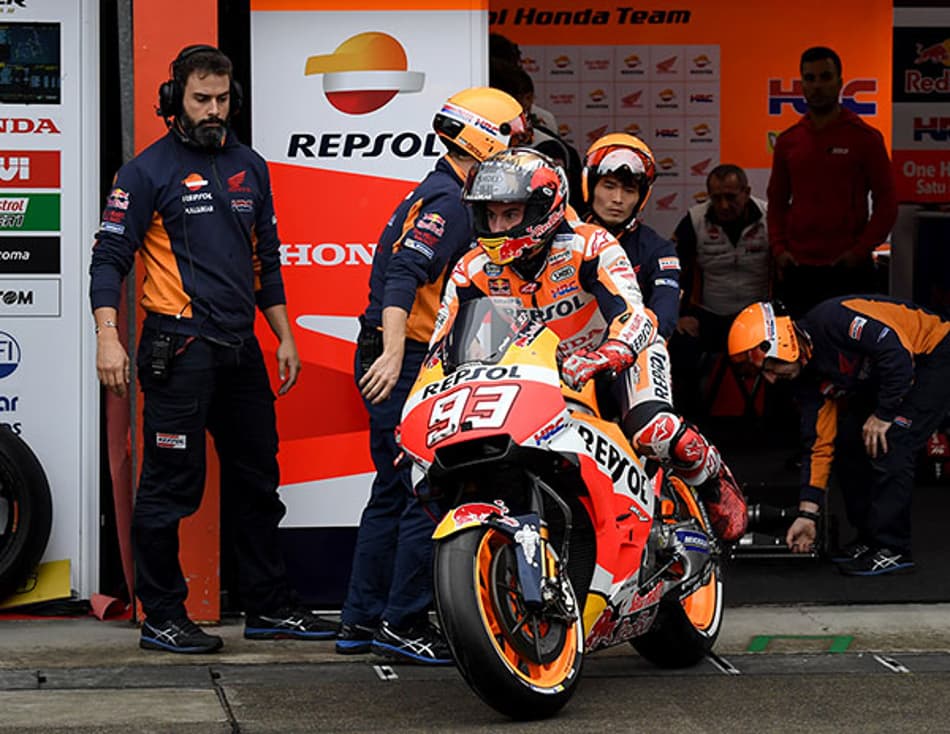 MotoGP – Marc Marquez: "Voltas com pneus slick podem nos ajudar na corrida"
