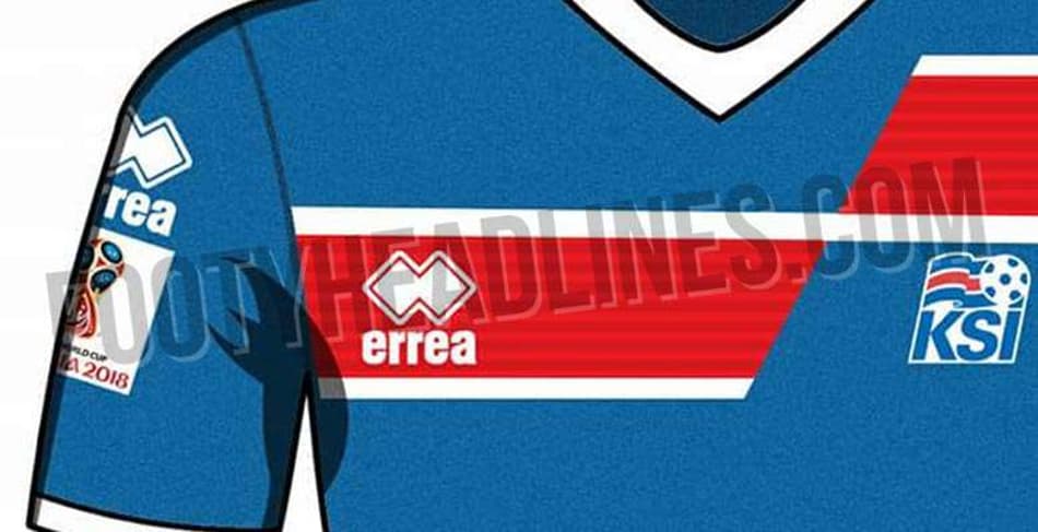 Veja o desenho da provável nova camisa da Islândia para a Copa do Mundo