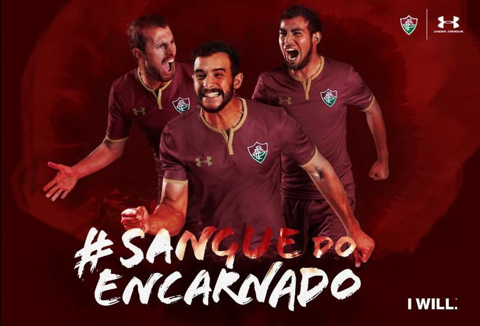 ‘Sangue do encarnado’: Fluminense lança uniforme 3 na cor grená