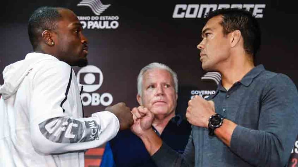 Rivais se encaram antes de combates do UFC São Paulo