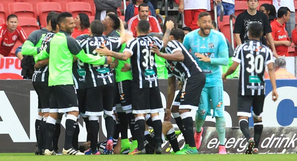 Ceará vence o Internacional no Beira-Rio e assume a segunda colocação