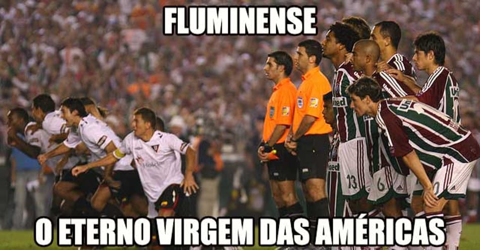 'Virgem das Américas' - O Fluminense segue com o apelido carinhoso dado pelos rivais por nunca ter conquistado a Libertadores da América. Após a eliminação para o Flamengo, nem a Copa Sul-Americana o clube conquistará esse ano