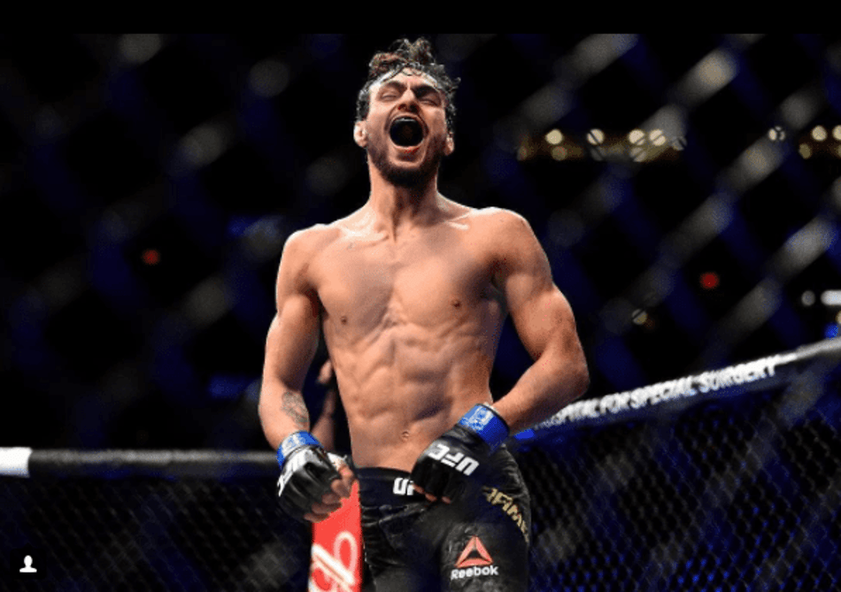 Carcacinha nocauteia rival usando cotovelada incrível no UFC 217