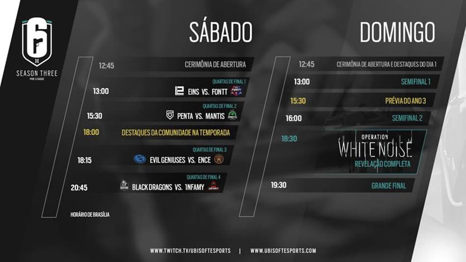 Com Black Dragons e Team Fontt, Brasil recebe finais da Rainbow Six Pro League pela primeira vez