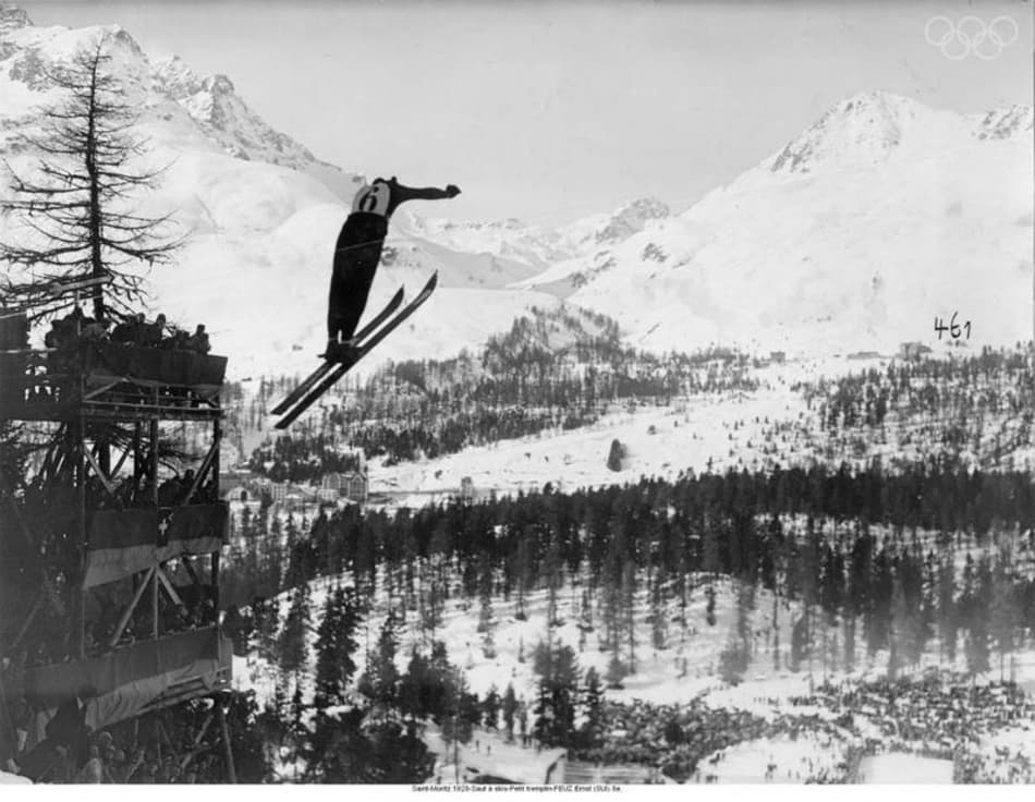 Laguna Olímpico: a Olimpíada de Inverno de St. Moritz-1928