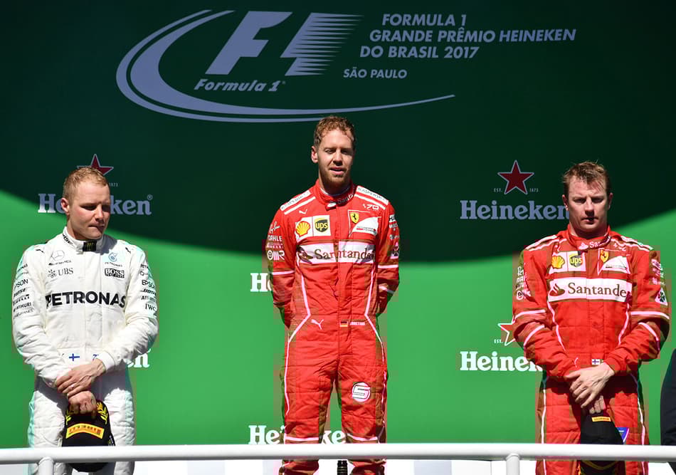 FÓRMULA 1: Confira a classificação do campeonato de 2017 após o GP do Brasil