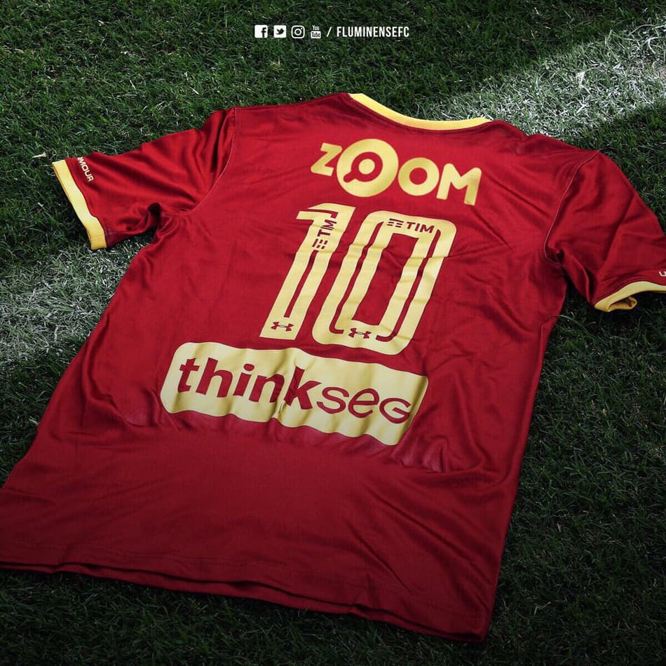 Camisa grená do Fluminense