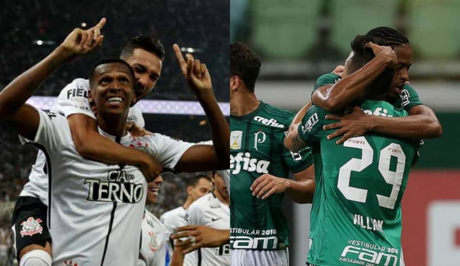 Super-Raio X: Corinthians e Palmeiras dominam a Seleção da 35ª Rodada do Brasileirão-2017