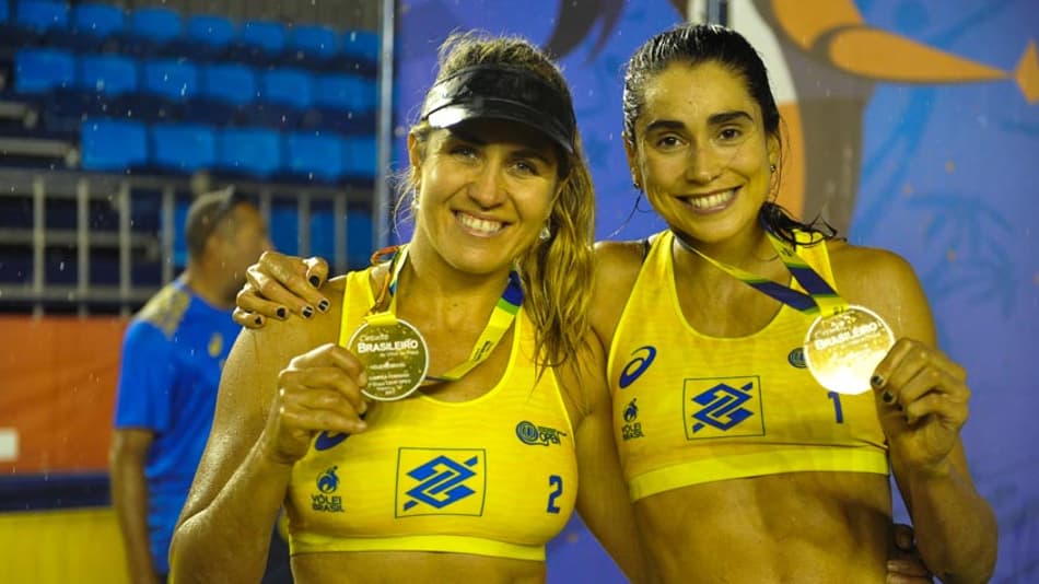 Dupla com o primeiro ouro da parceria