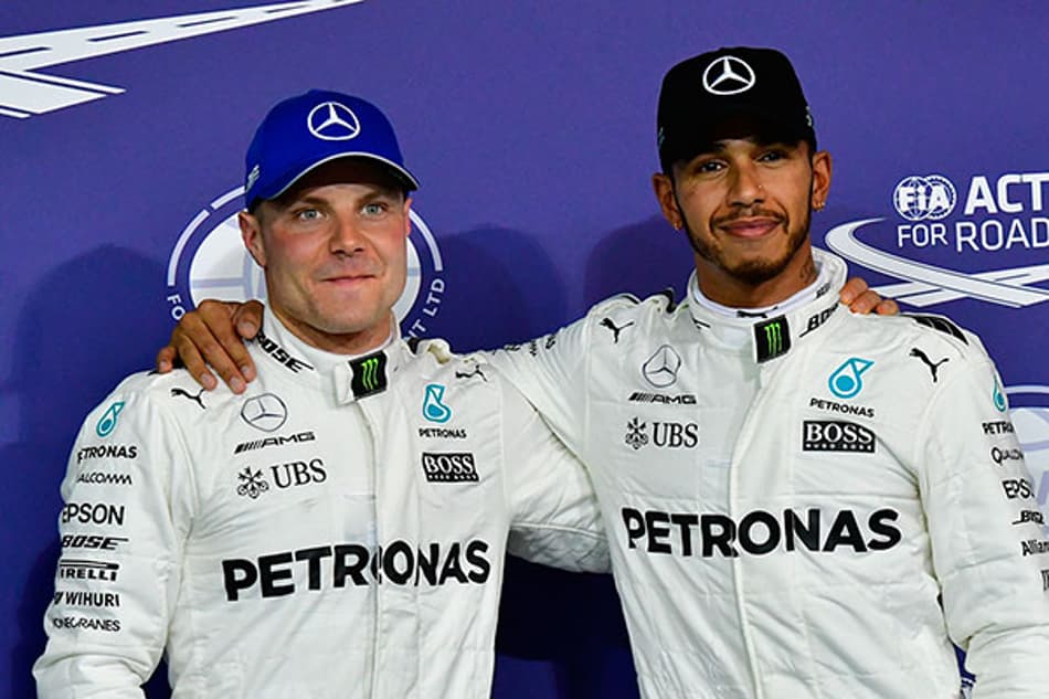 Lewis Hamilton elogia classificação “incrível” de Valtteri Bottas