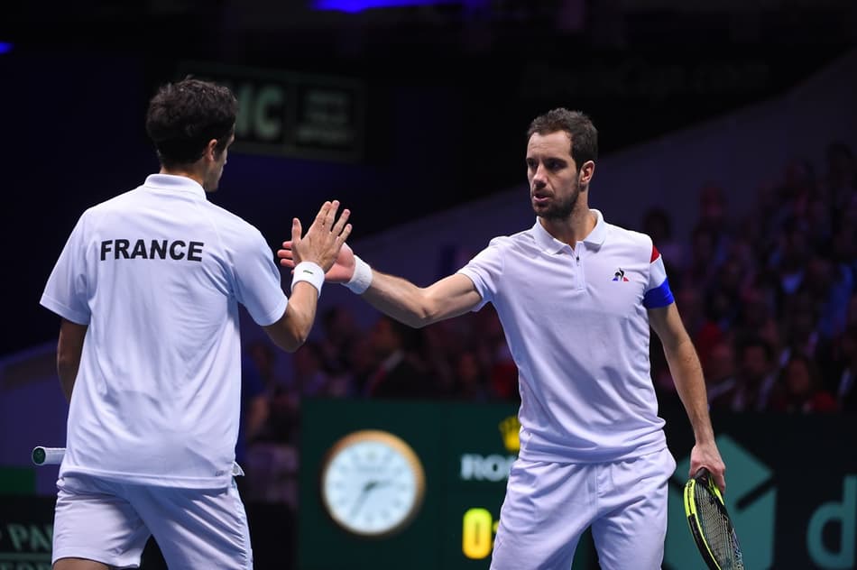 Gasquet/Herbert coloca França à frente da Bélgica na final da Copa Davis