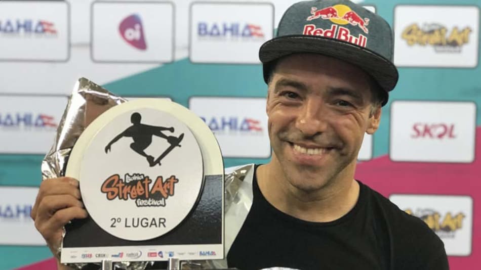 Skate: Sandro Dias é prata no Bahia Street Art Festival