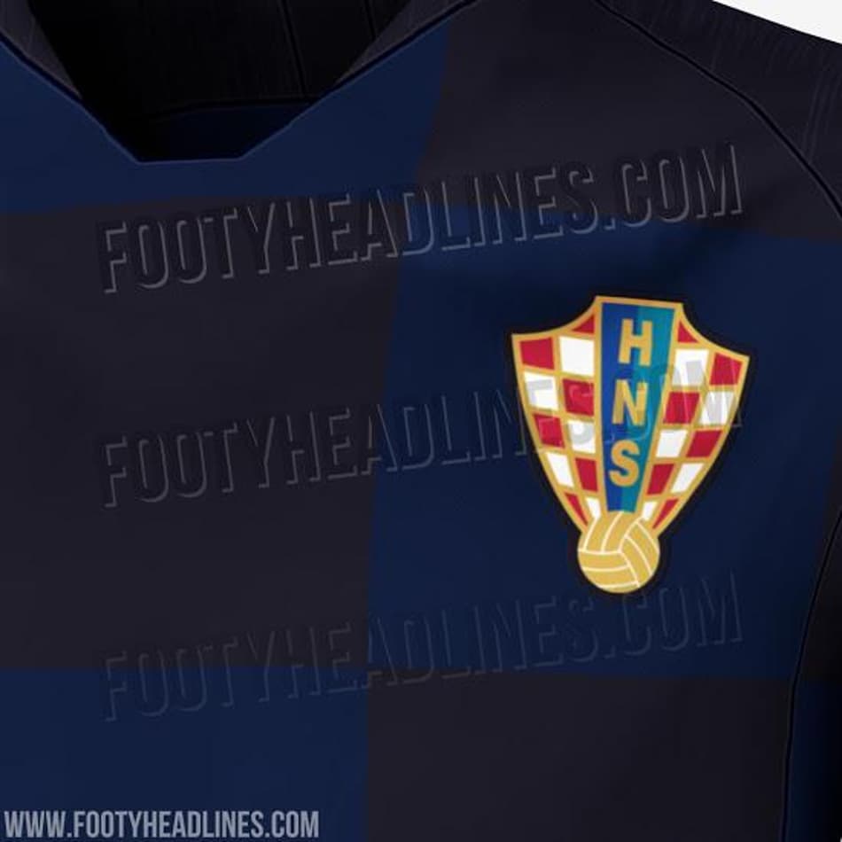 Camisa reserva da Croácia para a Copa do Mundo também terá xadrez; veja imagens