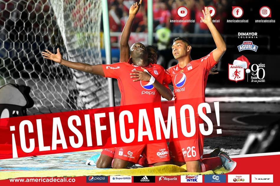 América de Cali passa pelo Barranquilla e define semifinal do Campeonato Colombiano