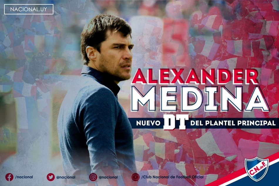 Nacional anuncia Alexander Medina como técnico para a temporada 2018