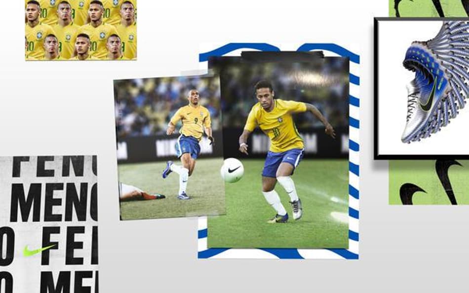 Neymar ganha modelo de chuteira usada por Ronaldo Fenômeno