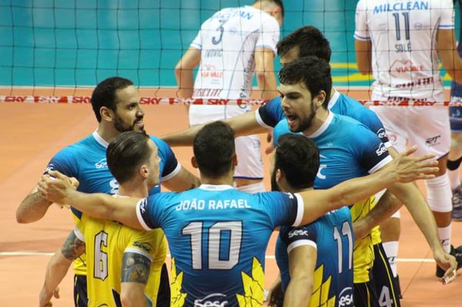 Sesc-RJ recebe Sada Cruzeiro em duelo pela liderança da Superliga
