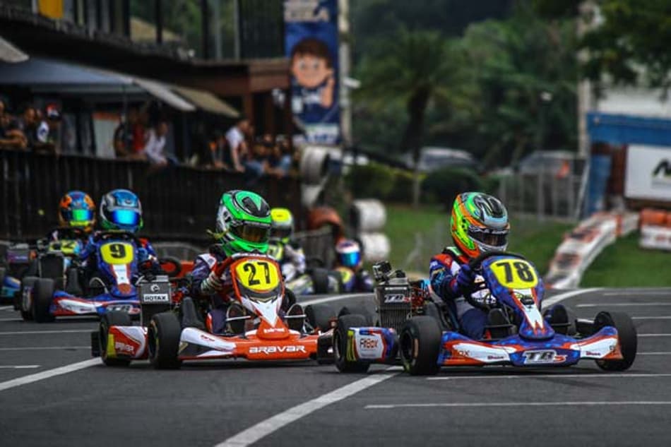 Granja Viana testa traçado do Brasileiro de Kart nas cinco primeiras etapas de 2018