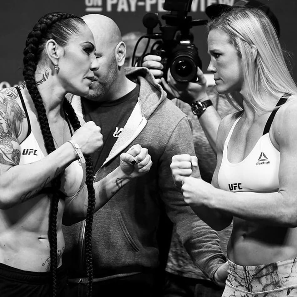 Cyborg encara Holm pela última vez antes do UFC 219
