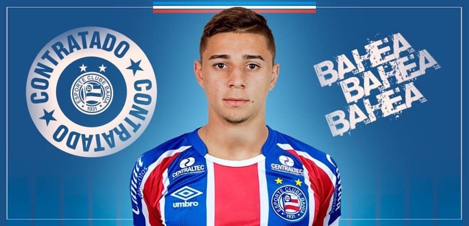 Bahia anuncia João Pedro, emprestado pelo Palmeiras