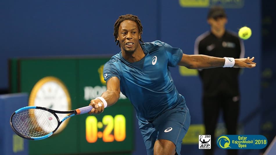Gael Monfils em Doha