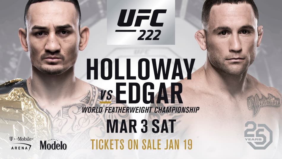 Holloway e Edgar trocam provocações antes do UFC 222