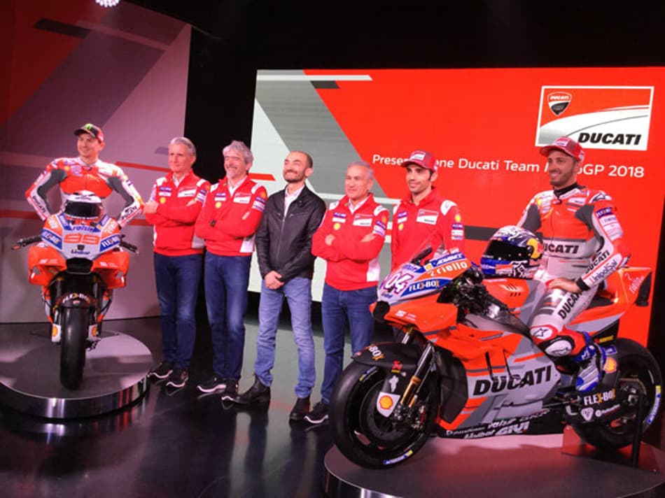 MOTOGP: Ducati apresenta seu programa e pintura para temporada 2018