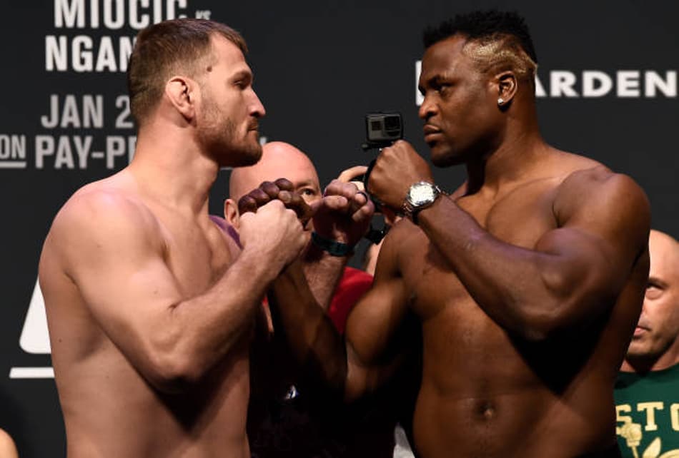 Stipe Miocic e Francis Ngannou se encaram no UFC 220